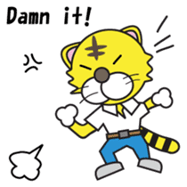 Hot blood Toranii English version sticker #683921