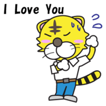 Hot blood Toranii English version sticker #683924