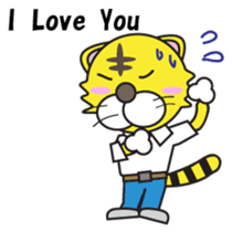 Hot blood Toranii English version sticker #683924