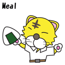 Hot blood Toranii English version sticker #683930