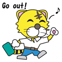 Hot blood Toranii English version sticker #683931