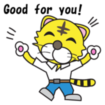 Hot blood Toranii English version sticker #683932