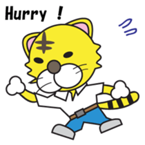 Hot blood Toranii English version sticker #683933