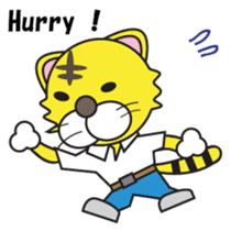 Hot blood Toranii English version sticker #683933