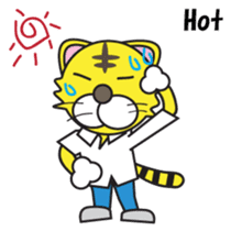 Hot blood Toranii English version sticker #683934