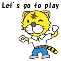 Hot blood Toranii English version sticker #683936