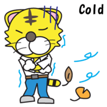 Hot blood Toranii English version sticker #683937