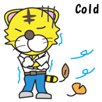 Hot blood Toranii English version sticker #683937