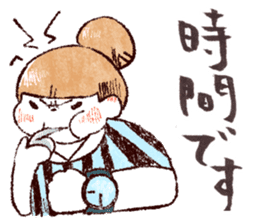 Japanese girl Yumemi collected statement sticker #684050
