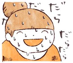 Japanese girl Yumemi collected statement sticker #684057