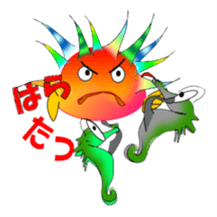 Fish and porcupine fish sticker #684515