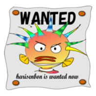 Fish and porcupine fish sticker #684516