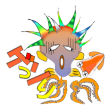 Fish and porcupine fish sticker #684541