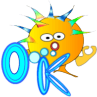 Fish and porcupine fish sticker #684545