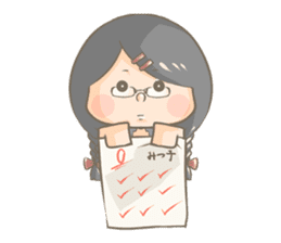 High school girl Mitsuko sticker #685359