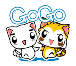 Goro-White Dog sticker #685400