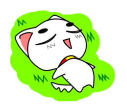 Goro-White Dog sticker #685413