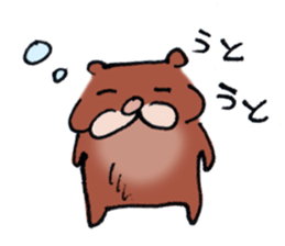 Bear husband drew sticker #685466