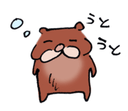 Bear husband drew sticker #685466