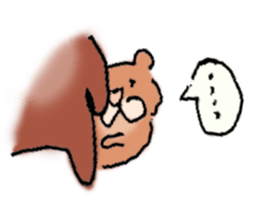 Bear husband drew sticker #685482