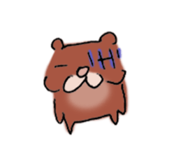 Bear husband drew sticker #685483