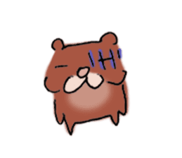 Bear husband drew sticker #685483