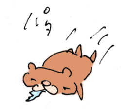 Bear husband drew sticker #685486