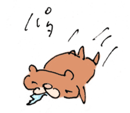 Bear husband drew sticker #685486