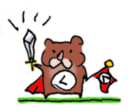 Bear husband drew sticker #685498