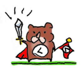 Bear husband drew sticker #685498