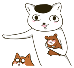 3 good guinea pig sticker #685690