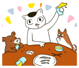 3 good guinea pig sticker #685700