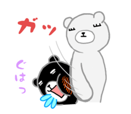Tukinowakumazirou and sirokumako sticker #685724