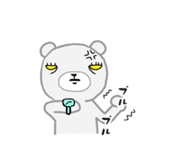 Tukinowakumazirou and sirokumako sticker #685726