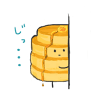 Cute pancakes sticker #686228