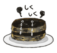 Cute pancakes sticker #686233