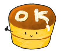 Cute pancakes sticker #686234