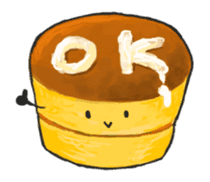 Cute pancakes sticker #686234
