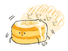 Cute pancakes sticker #686237