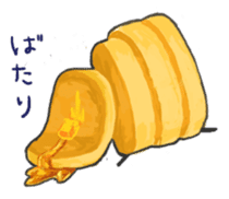 Cute pancakes sticker #686239