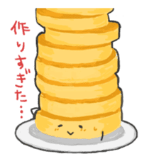 Cute pancakes sticker #686244