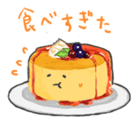 Cute pancakes sticker #686252