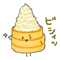 Cute pancakes sticker #686260