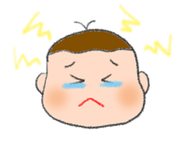 Expression of boy 2 sticker #686347