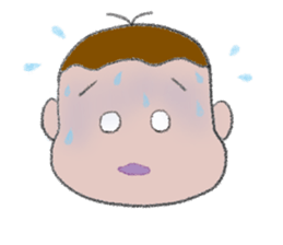 Expression of boy 2 sticker #686348