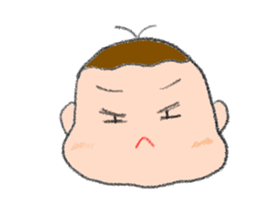 Expression of boy 2 sticker #686349