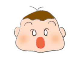 Expression of boy 2 sticker #686351