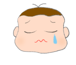 Expression of boy 2 sticker #686354