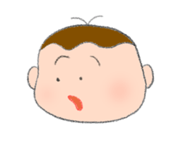 Expression of boy 2 sticker #686361