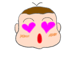 Expression of boy 2 sticker #686364